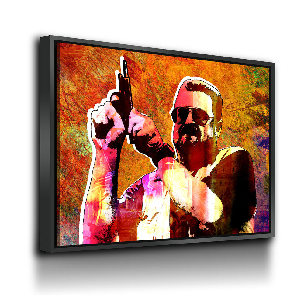 Mark It Zero, Abstract Canvas Wall Art, Walter Sobchak, The Big Lebowksi, This is not ‘Nam, this is bowling, there are rules