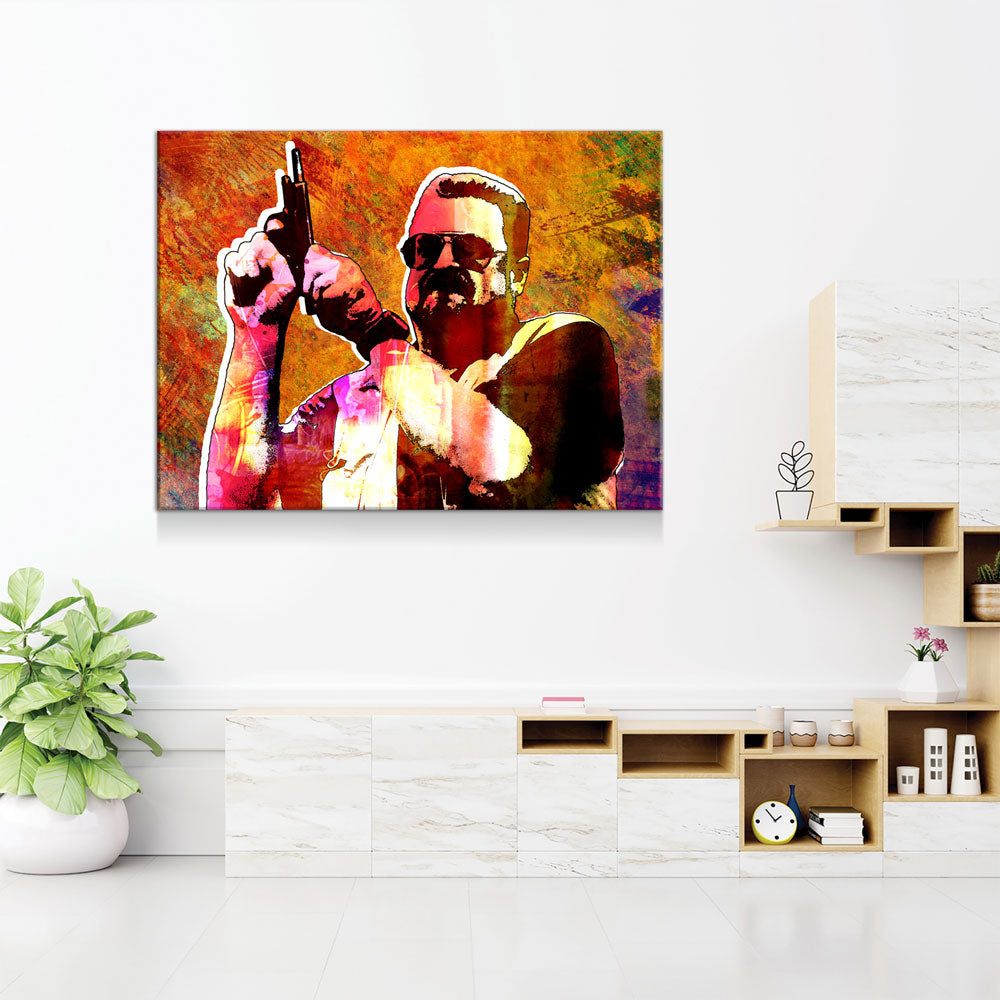 Mark It Zero, Abstract Canvas Wall Art, Walter Sobchak, The Big Lebowksi, This is not ‘Nam, this is bowling, there are rules