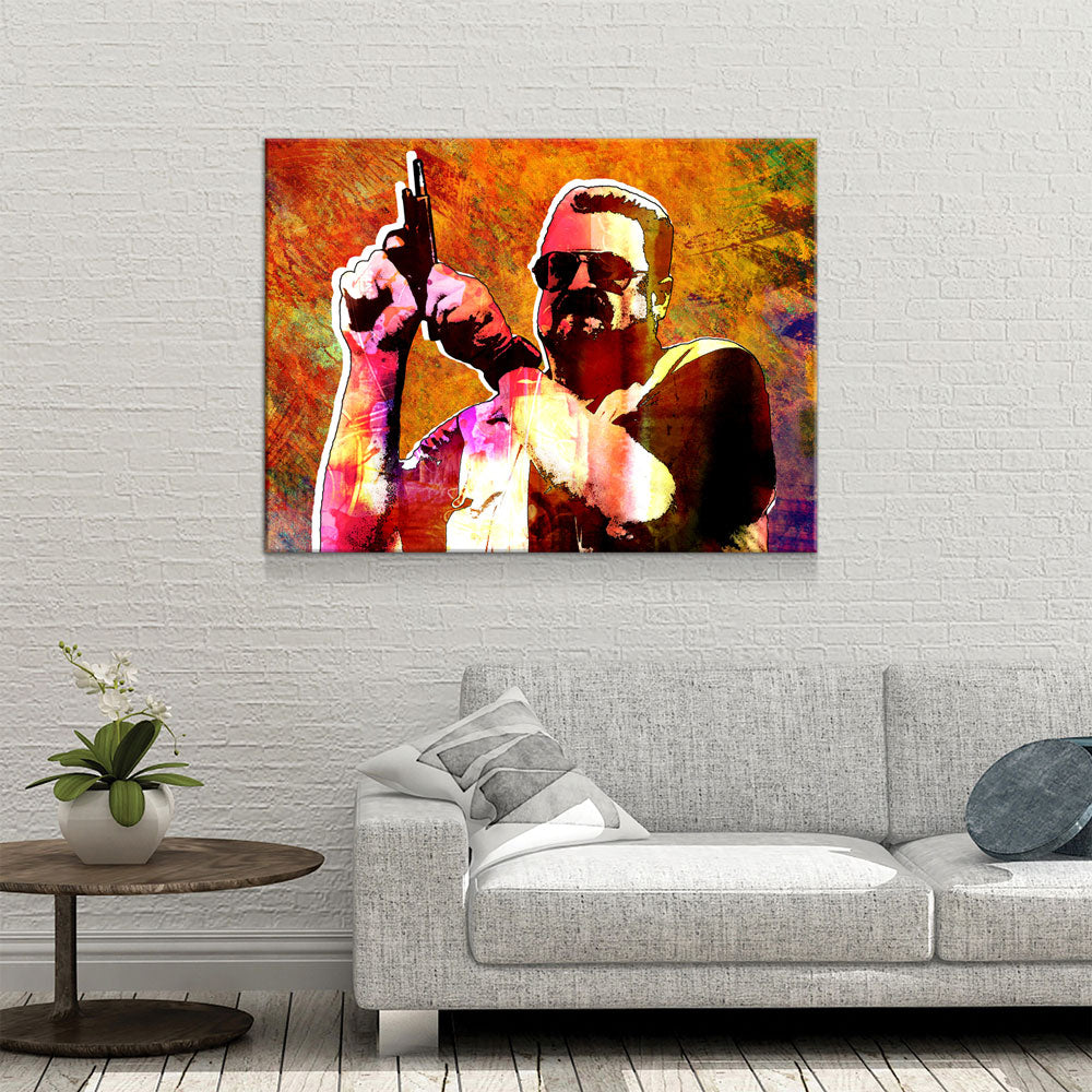 Mark It Zero, Abstract Canvas Wall Art, Walter Sobchak, The Big Lebowksi, This is not ‘Nam, this is bowling, there are rules