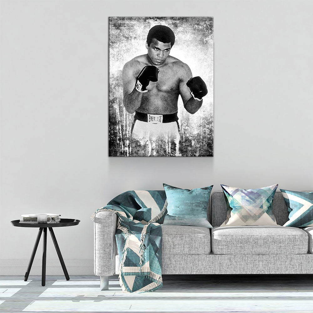 ALI The Louisville LIP Canvas Wall Art, Muhammad Ali Motivational Decor