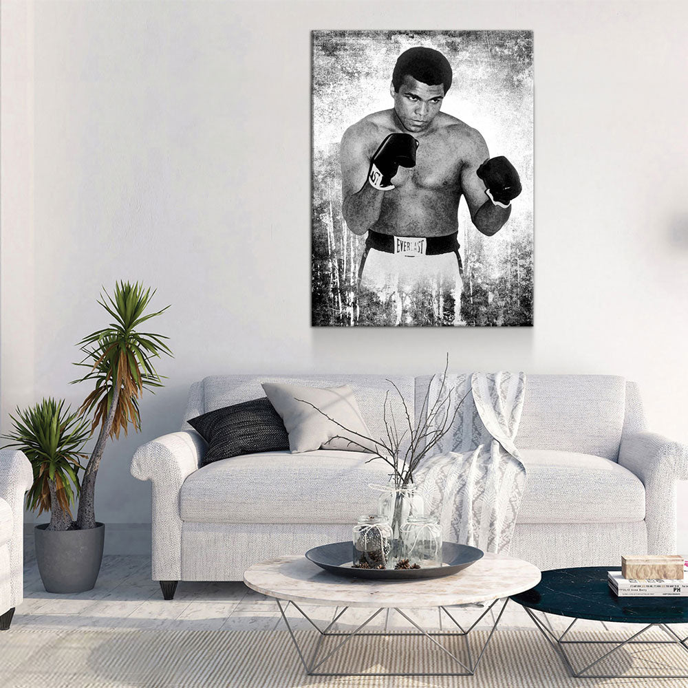 ALI The Louisville LIP Canvas Wall Art, Muhammad Ali Motivational Decor
