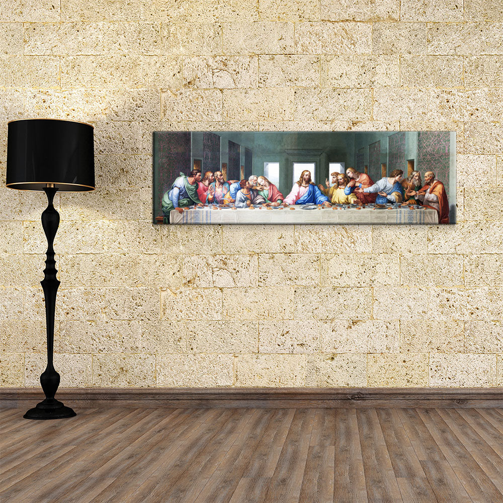 Last Supper Canvas Wall Art, Leonardo da Vinci, Da Vinci, The Last Supper Santa Maria delle Grazie Milan