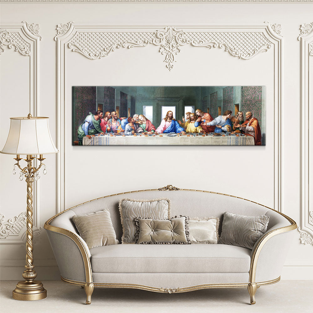 Last Supper Canvas Wall Art, Leonardo da Vinci, Da Vinci, The Last Supper Santa Maria delle Grazie Milan