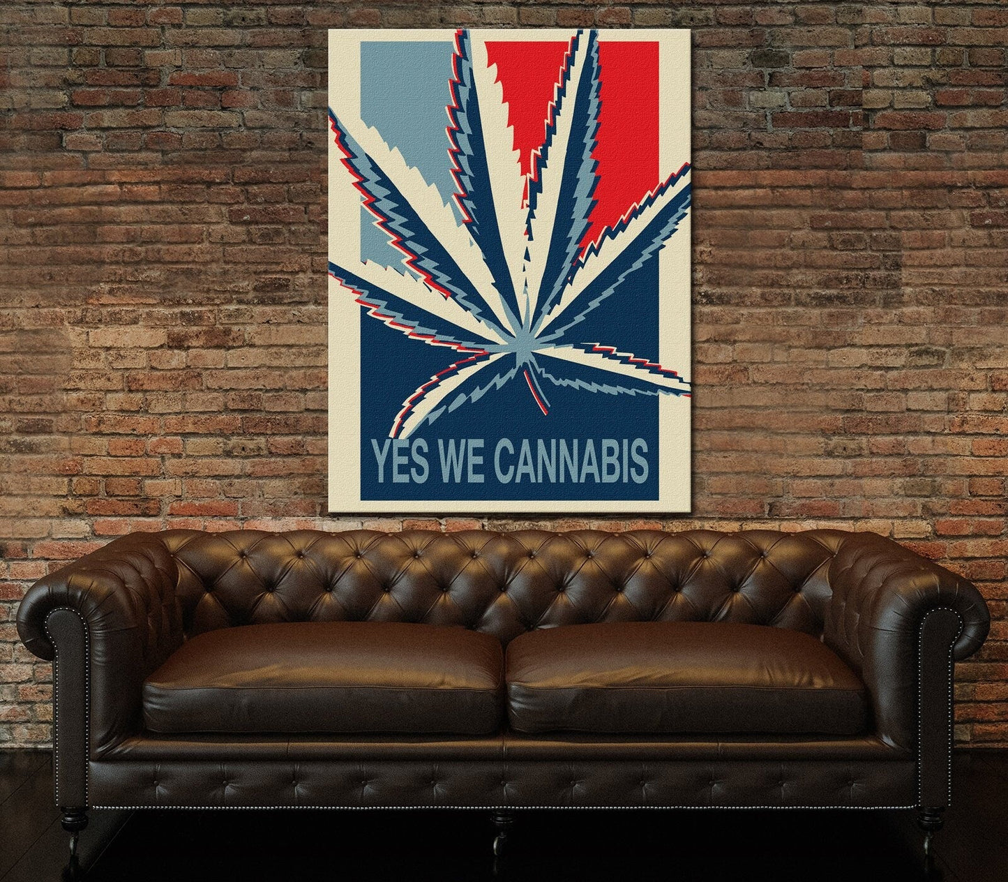Yes We Cannabis Canvas Wall Art