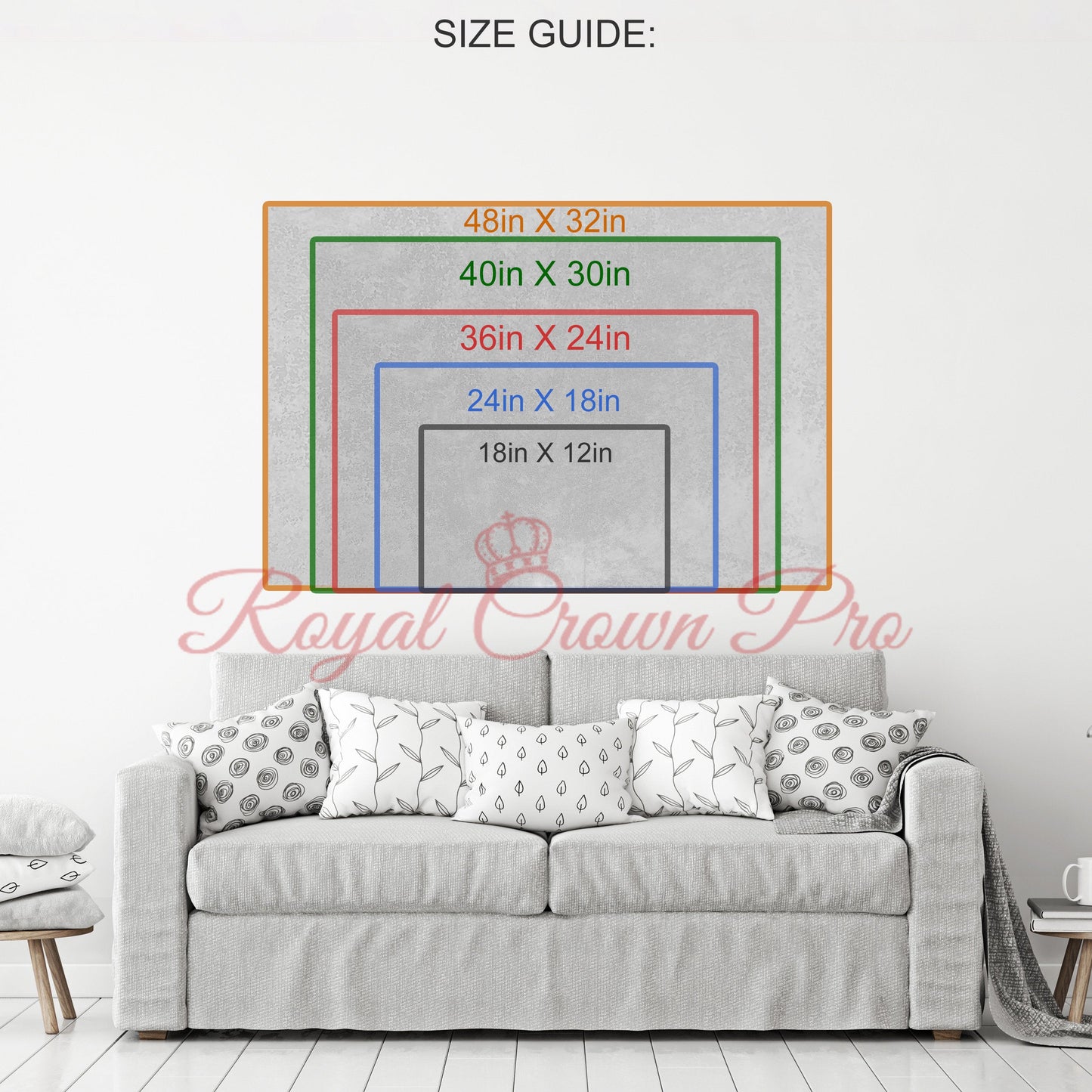 Success Is Never Owned It's Rented Canvas Wall Art Motivational Art