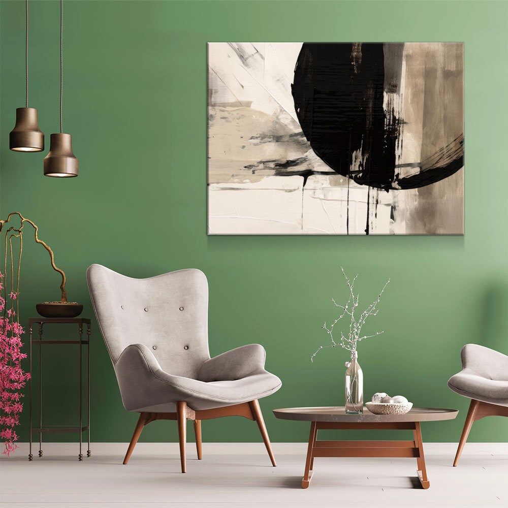 Japandi Style Canvas Wall Art, Monochromatic Japandi Art, Japanese Wall Art, Japandi Decor, Japandi Zen Wall Art, Minimalist Art, Earthy Art