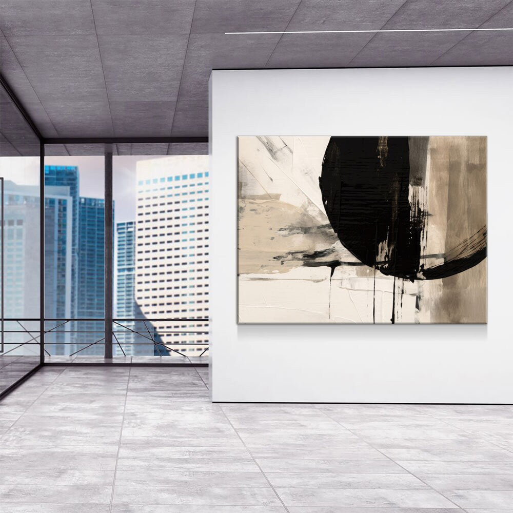 Japandi Style Canvas Wall Art, Monochromatic Japandi Art, Japanese Wall Art, Japandi Decor, Japandi Zen Wall Art, Minimalist Art, Earthy Art