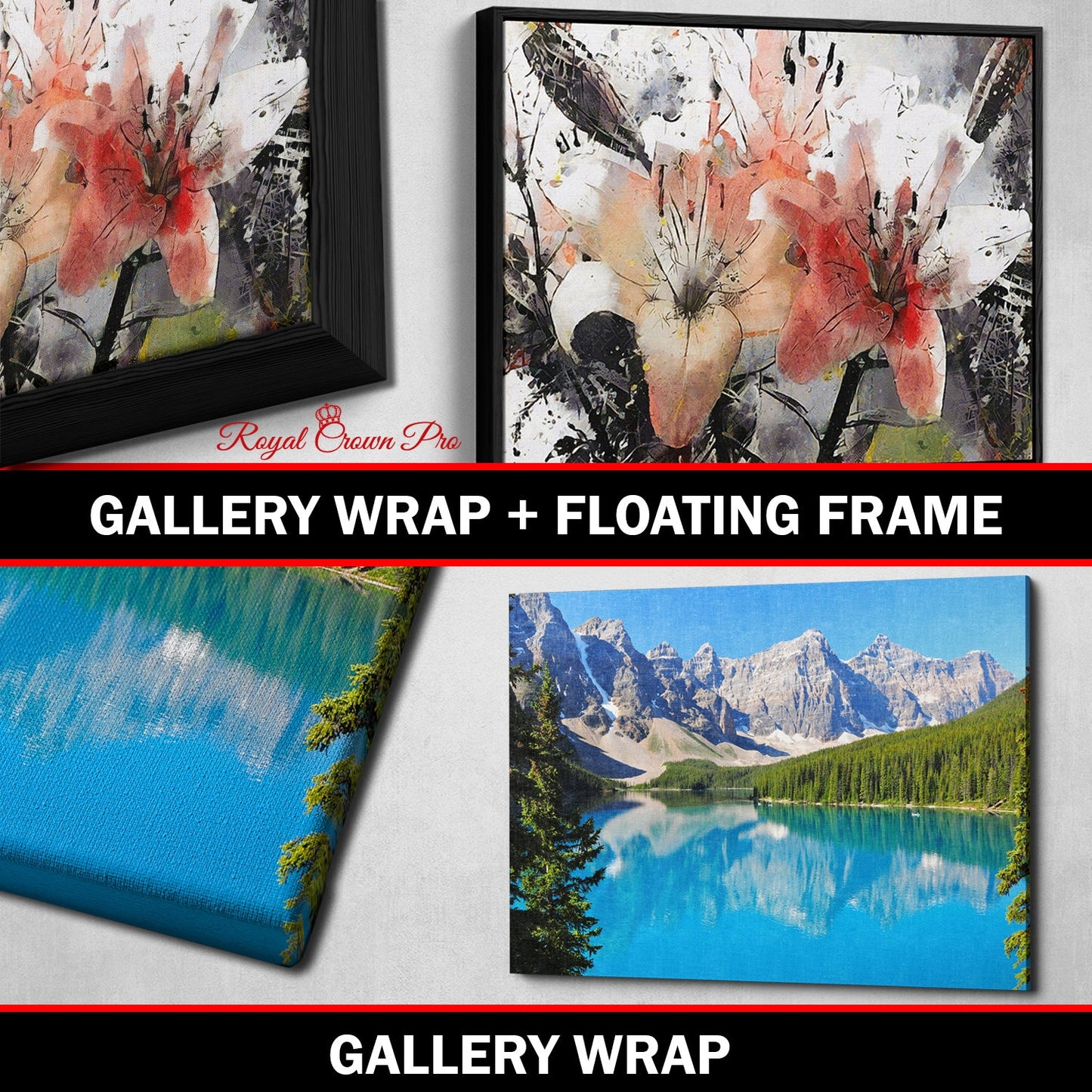 Eye Of The Wolf Abstract Canvas Wall Art, Wolves, Wolf Lover Canvas, Abstract Decor, Wolves art