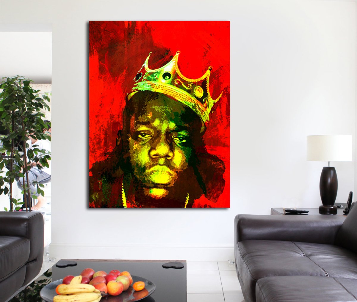 Biggie Smalls Luke Cage Inspired Wall Art Canvas, The Notorious B.I.G. Decor