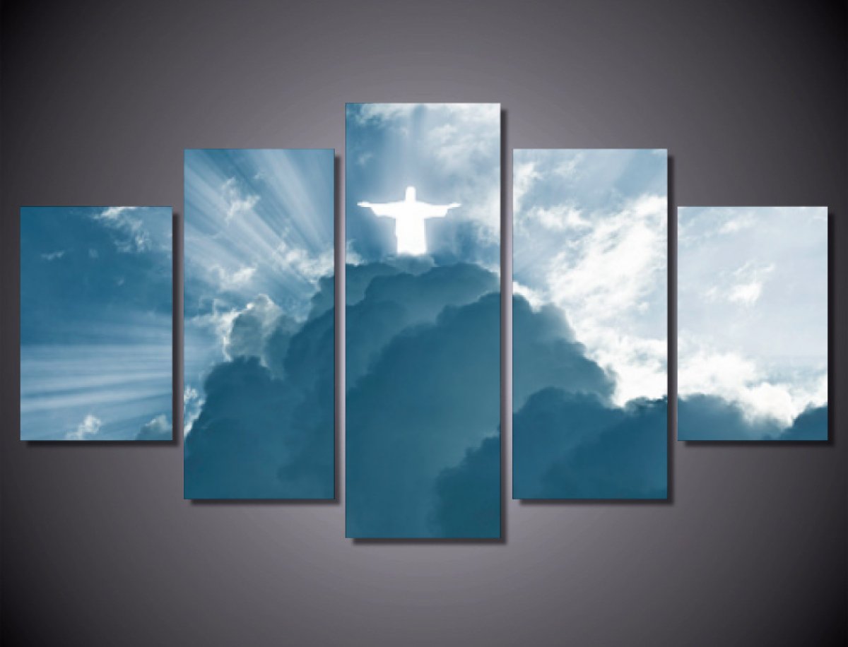 Jesus Is Coming 5-Piece Wall Art Canvas