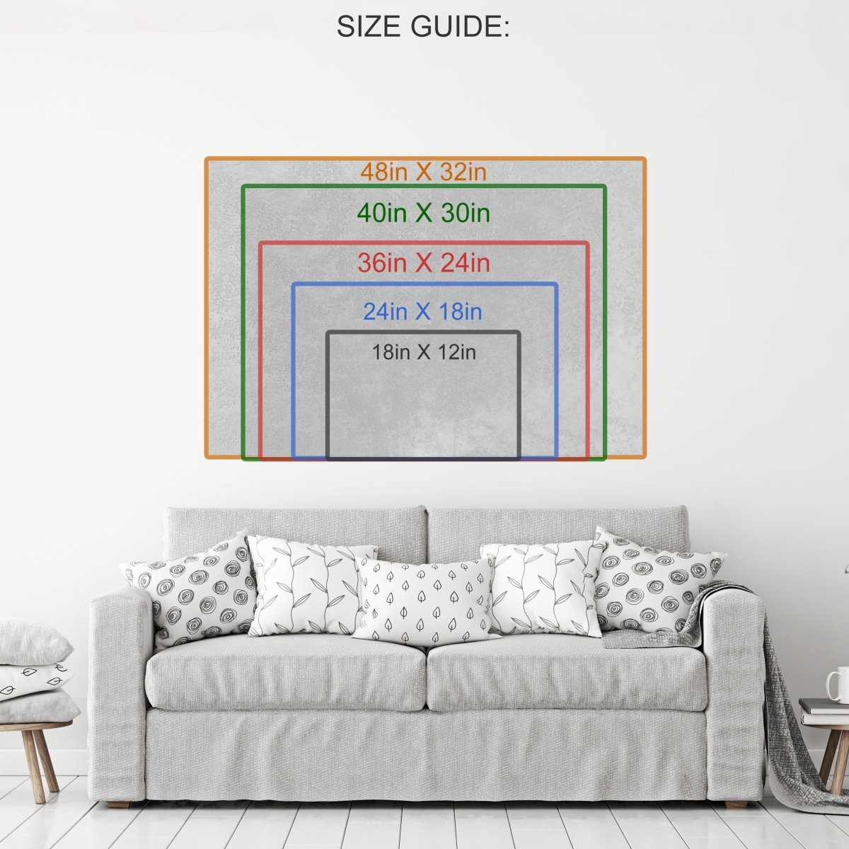 Personalized Names Date Beach Sign Canvas Wall Art, Couples Romantic Gift