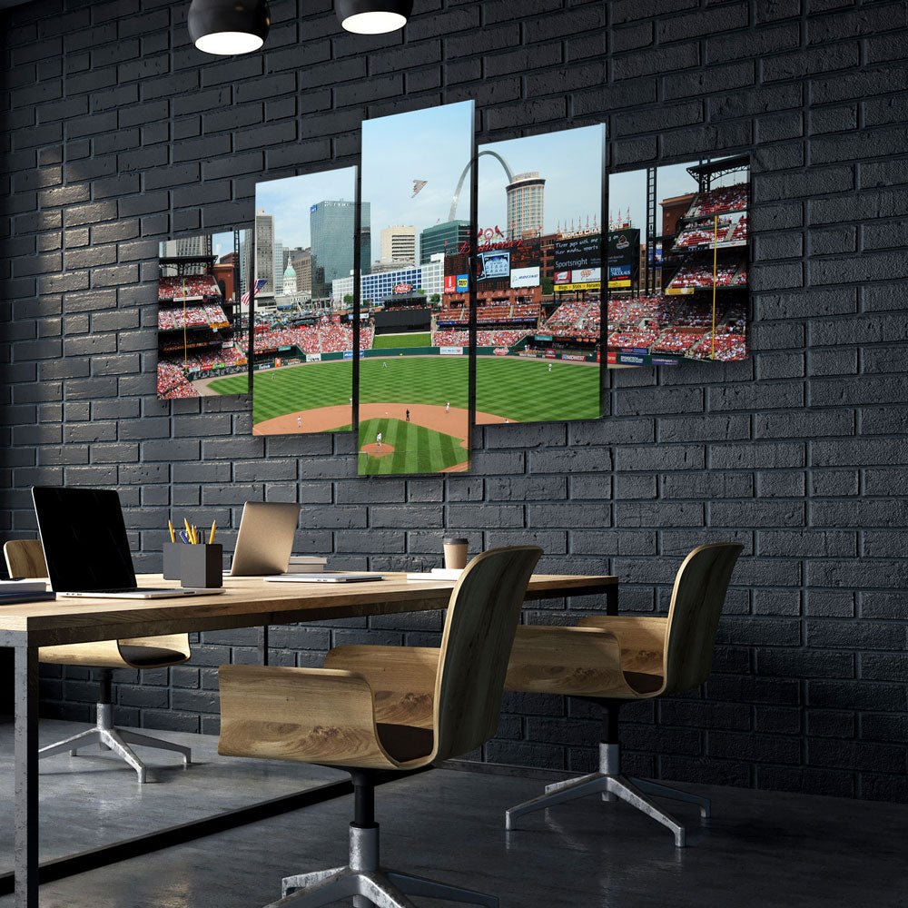 St. Louis Cardinals Stadium 5-Piece Wall Art Canvas USA Made!