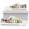 I Love Muscle Car Low Top Shoes - Love Family & Home