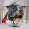 American Bulldog Hooded Blanket - Love Family & Home