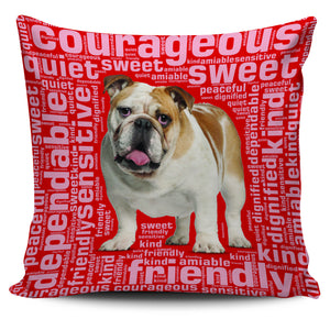 Bulldog 18" Pillow Cover - Love Family & Home