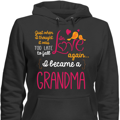 Image of Grandma Fall In Love Again T-Shirt - Love Family & Home