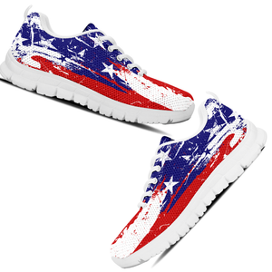 Ladies Running Shoes USA Flag EXP - Love Family & Home