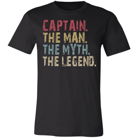 Image of Captain The Man The Myth The Legend T-Shirt - Love Family & Home