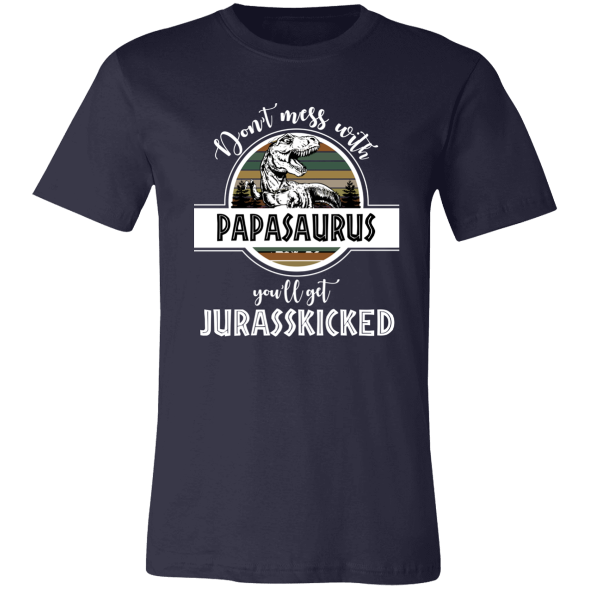 Papasaurus T-Shirt Navy