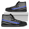 Honor Respect Blue Line Women's Shoes - Women's High Top - Love Family & Home