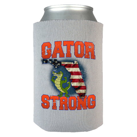 Image of Gator Strong Limited Edition Print Can Koozie Wrap - Love Family & Home