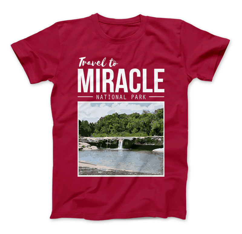 Miracle Texas Travel To Miracle National Park T-Shirt Inspired By The Leftovers Red Standard T