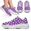 Paw Print Purple Chunky Sneakers (White) - Love Family & Home