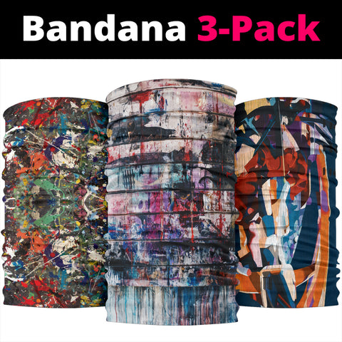 Image of Street Art Paint Set - Bandana 3 Pack - Love Family & Home