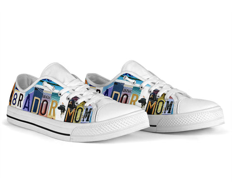 Image of Labrador Mom Low Top Shoes - Love Family & Home