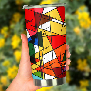 Abstract Tumbler - Love Family & Home