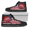 Basketball Women High Top Shoes - Love Family & Home