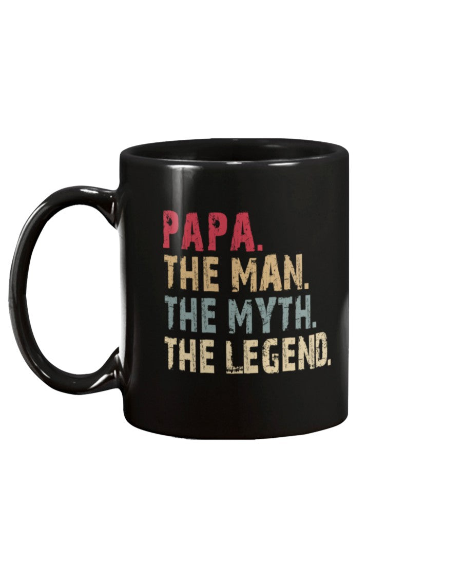 Papa The Man The Myth The Legend Mug 15oz Ceramic Mug