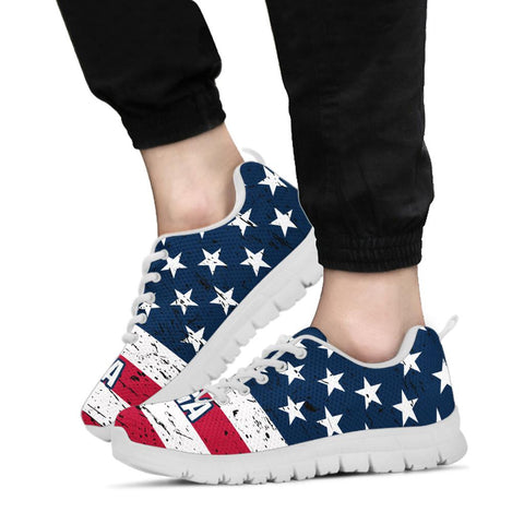 Image of MAGA Trump Running Shoes, Make America Great Again, Trump Shoes