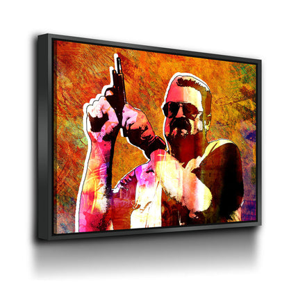 Mark It Zero, Abstract Canvas Wall Art, Walter Sobchak, The Big Lebowksi, This is not ‘Nam, this is bowling, there are rules