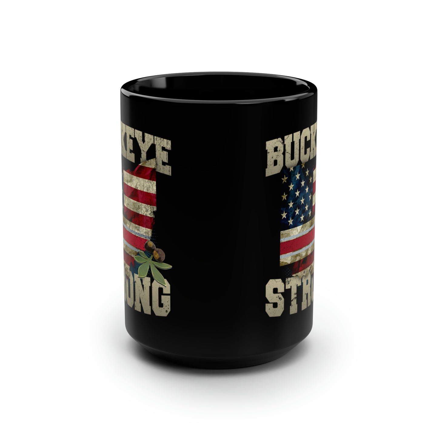 Buckeye Strong Black Mug 15oz