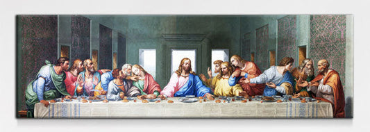 Last Supper Canvas Wall Art, Leonardo da Vinci, Da Vinci, The Last Supper Santa Maria delle Grazie Milan