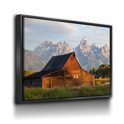 Old Barn Grand Teton Canvas Wall Art, Teton Barn Art, Mountain Decor, National Park, Barn Wall Art, Barn Decor, Old Barn Art, Moulton Barn