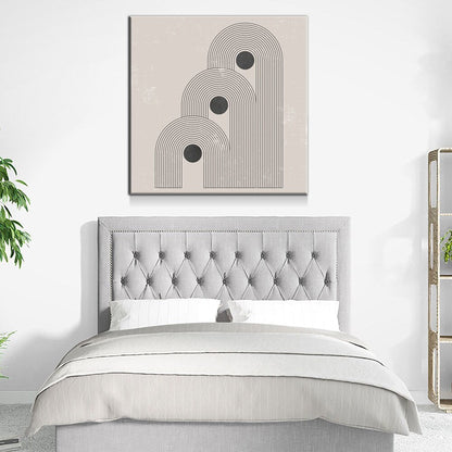 Abstract Contemporary Canvas Wall Art, Mid Century Art, Geometric Balance Art, Modern Art, Office Decor, Boho Art, Home Office