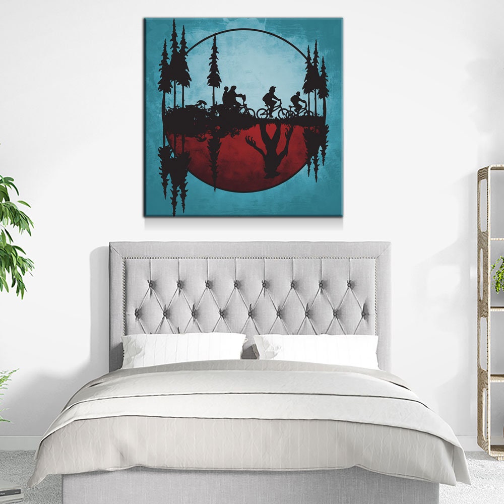 Upside Down World Canvas Wall Art