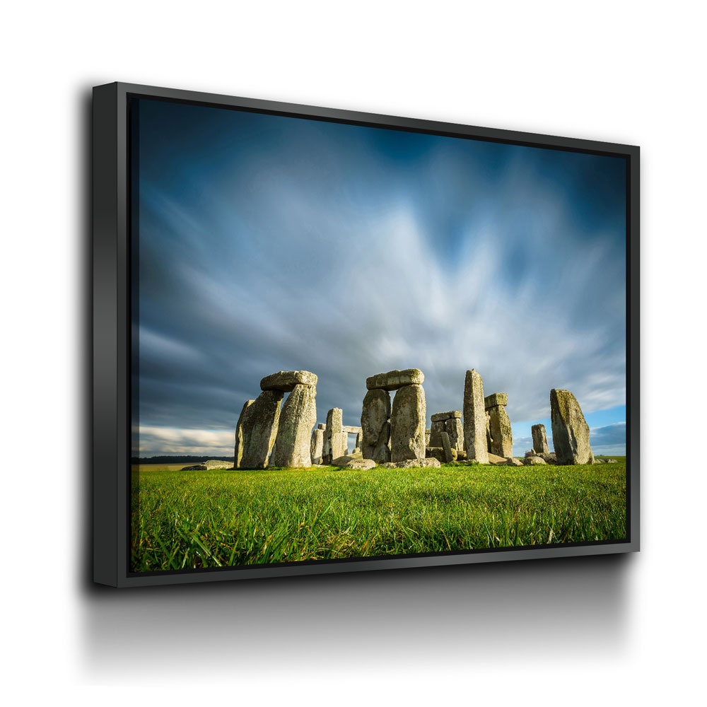 Stonehenge Canvas Wall Art, Prehistoric Monument Decor, Wiltshire England, Stanheng, Henge-cliff