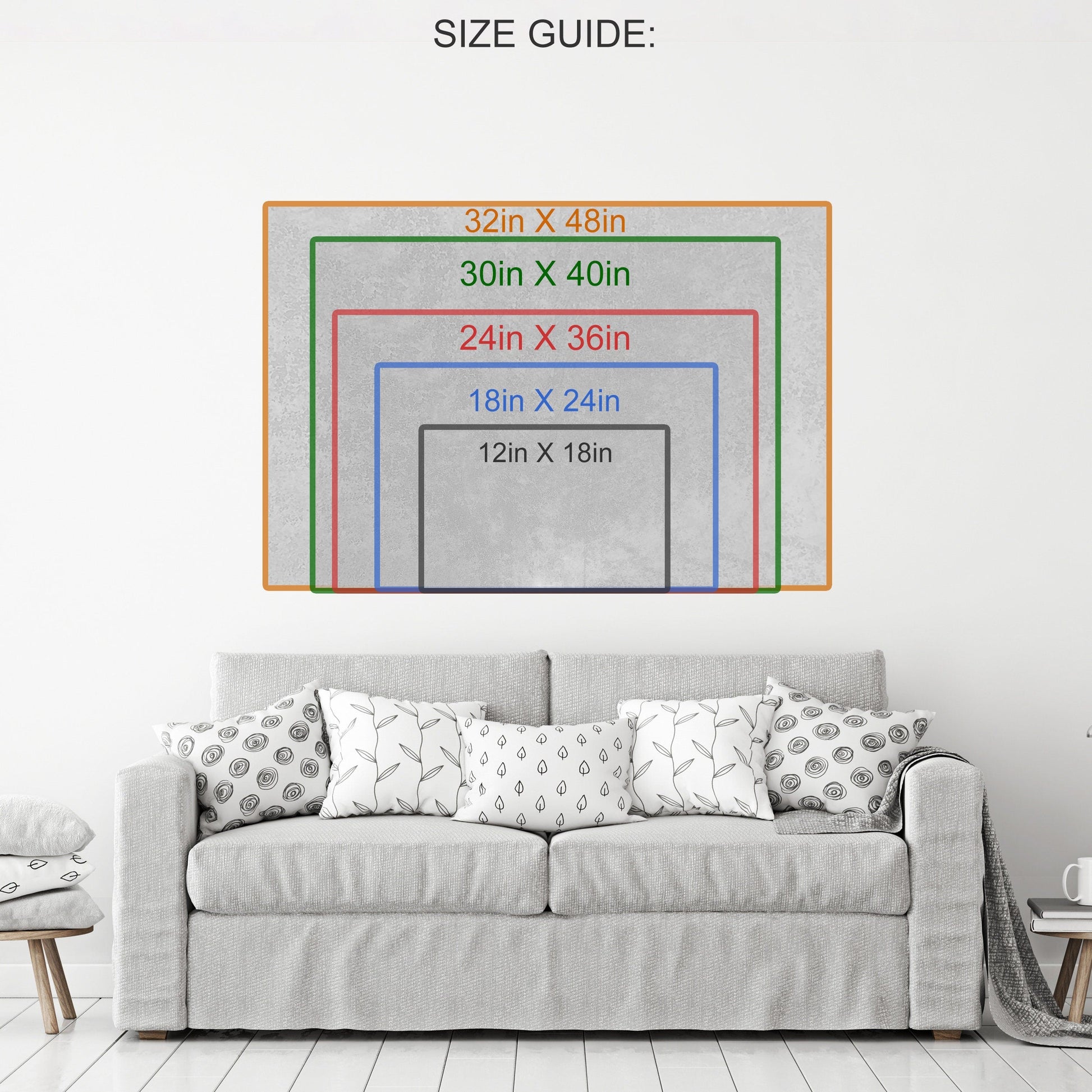 Family Name & Initial Canvas Wall Art, Anniversary Gift, Family Name Custom Decor