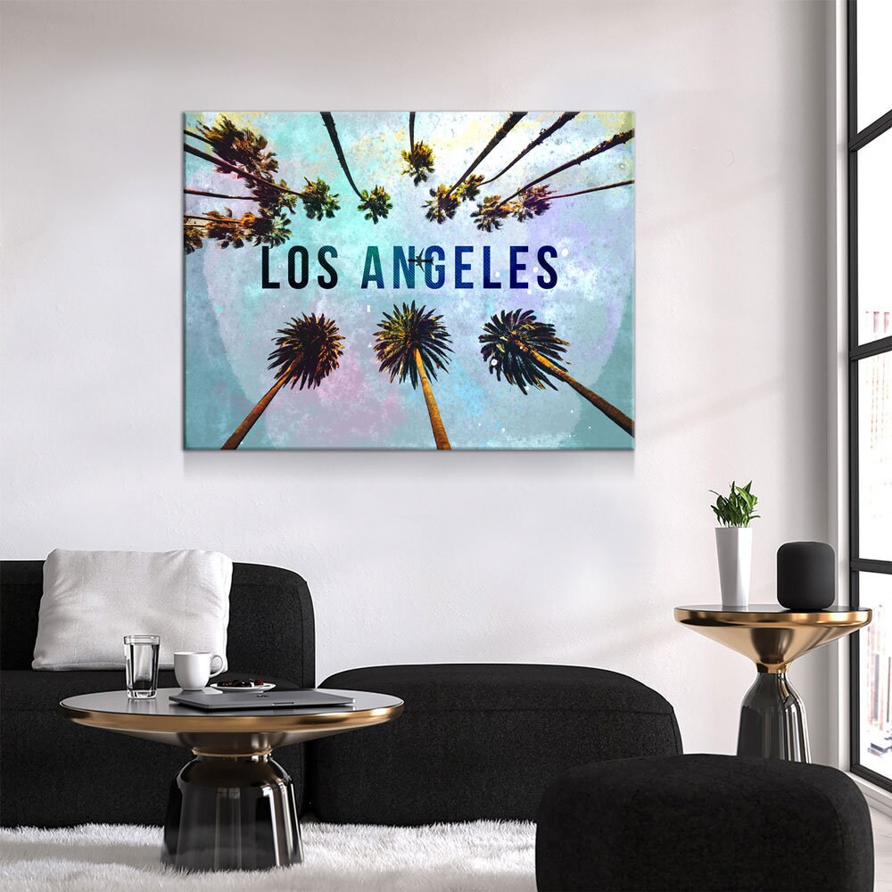 Los Angeles Canvas Wall Art, California Decor, Los Angeles Art, LA Wall Art, LA Decor Gallery Wrap