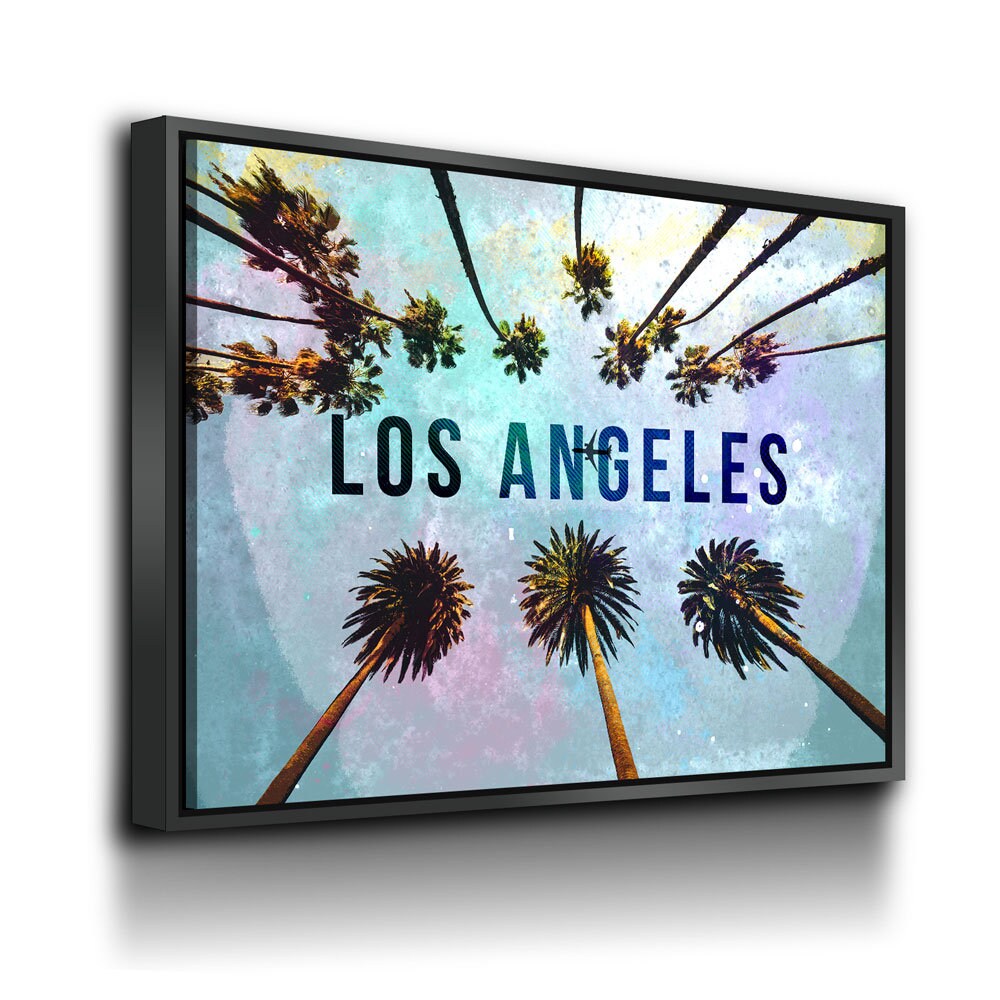 Los Angeles Canvas Wall Art, California Decor, Los Angeles Art, LA Wall Art, LA Decor With Floating Frame