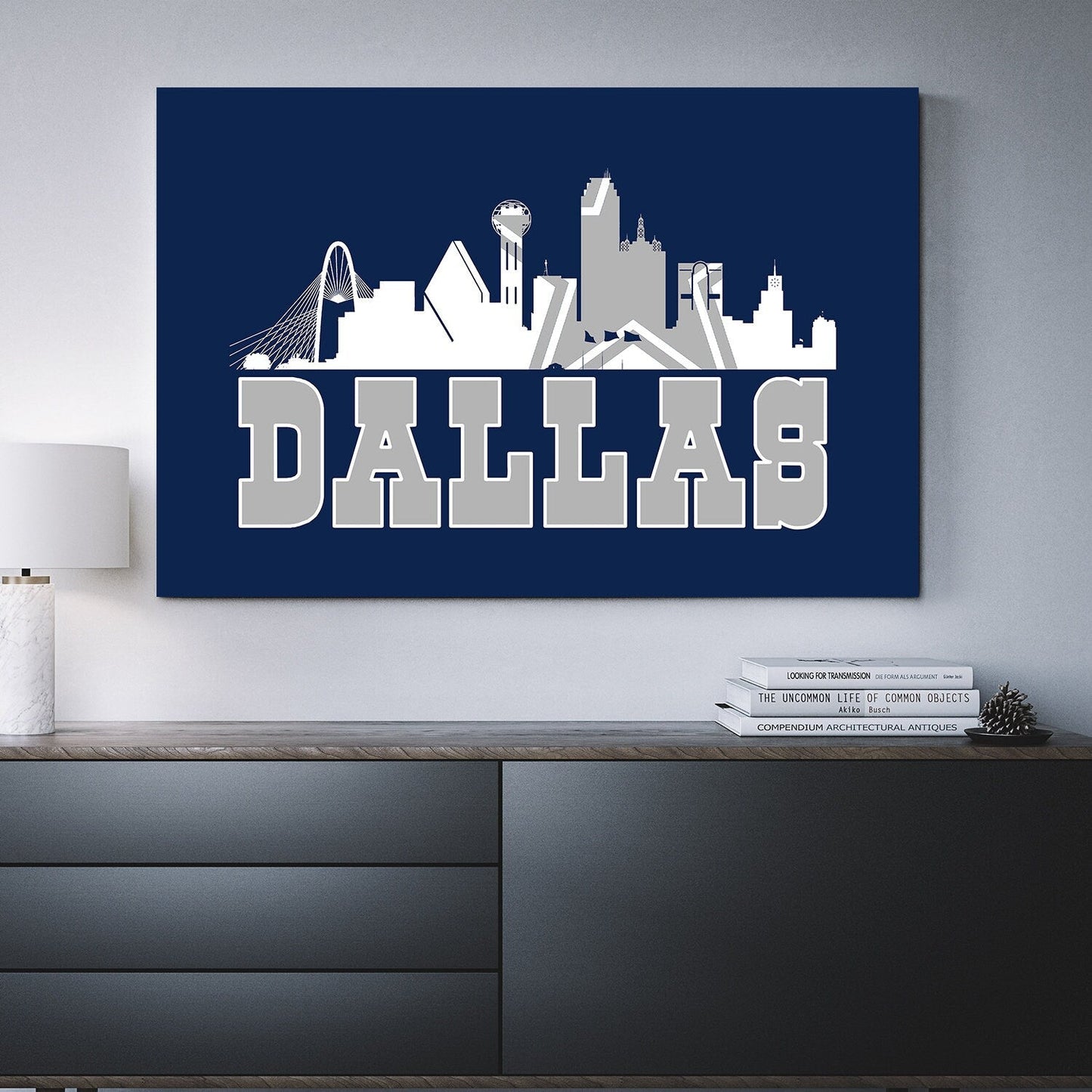 Dallas Texas Canvas Wall Art, Home Decor, Dallas Art, Dallas Texas, Dallas Decor