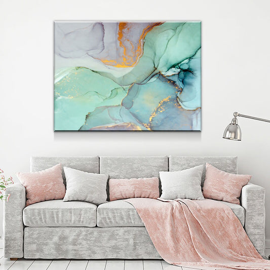 Modern Wall Art, Extra Large Wall Art, Large Abstract Canvas | Home Decor Print | Geometric Abstraction | Agate 48 X 32