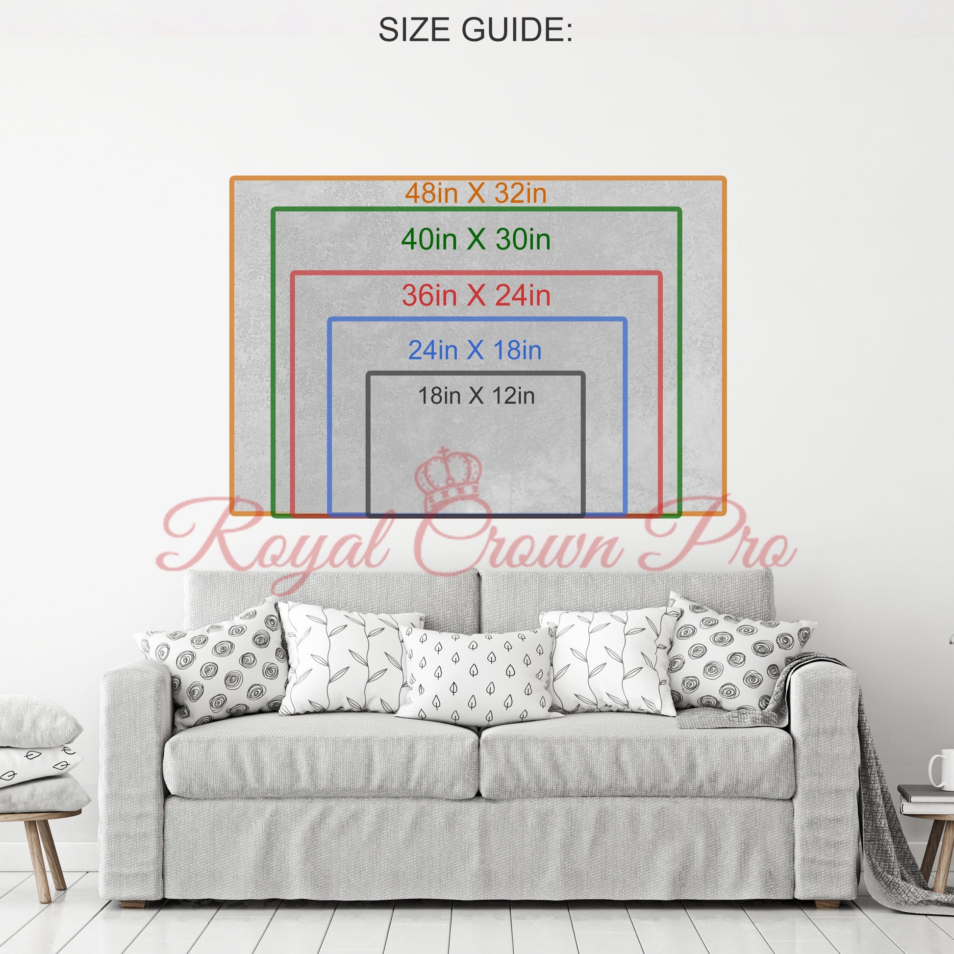 Accept What Is Let Go Of What Was Have Faith In What Will Be Canvas Wall Art, Family Decor, Spiritual Decor