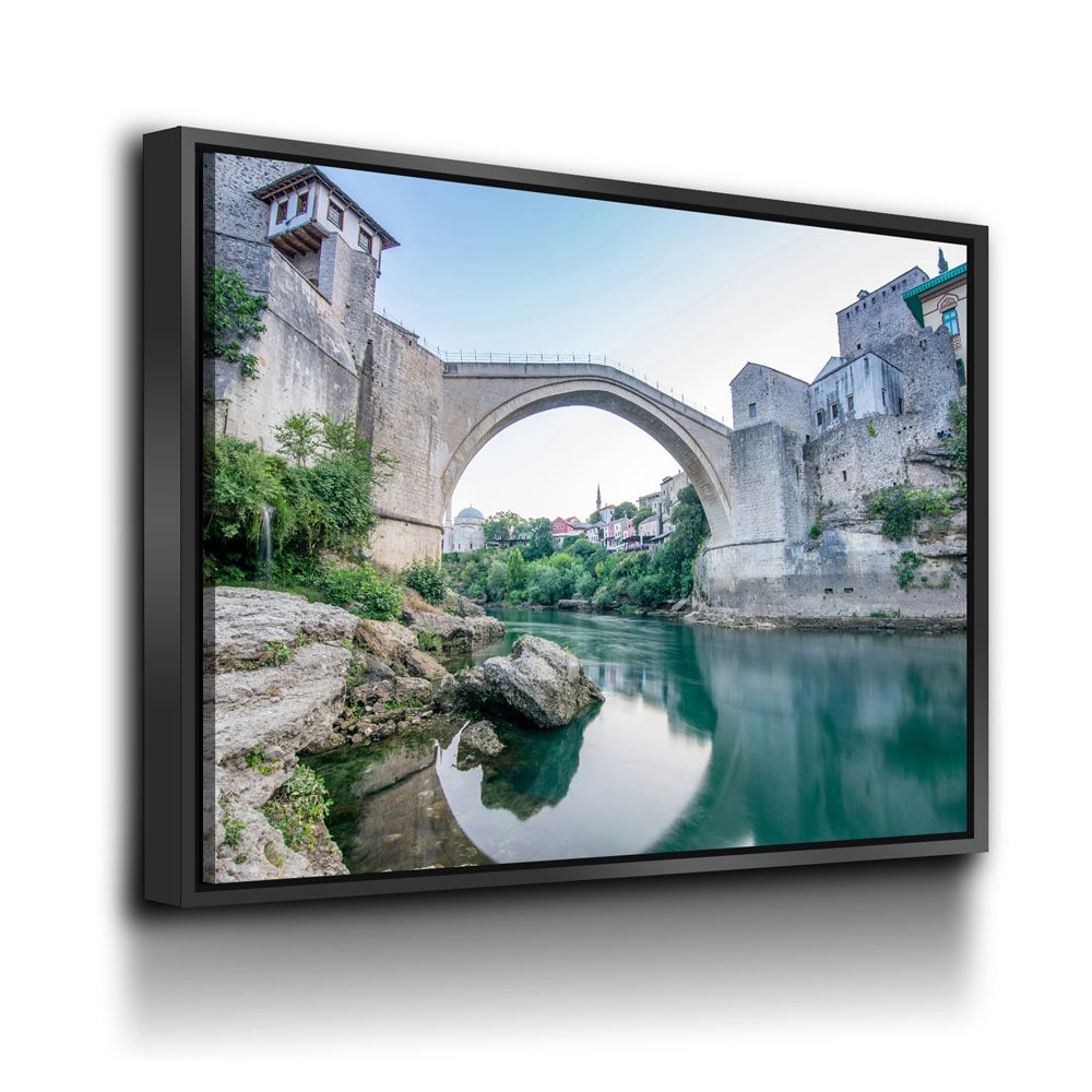 Bosnia Old Bridge Canvas Wall Art, Stari Most Print, Mostar Bridge Print, Mostar Bridge Canvas Art, Bosnia and Herzegovina Wall Art, Bosnia
