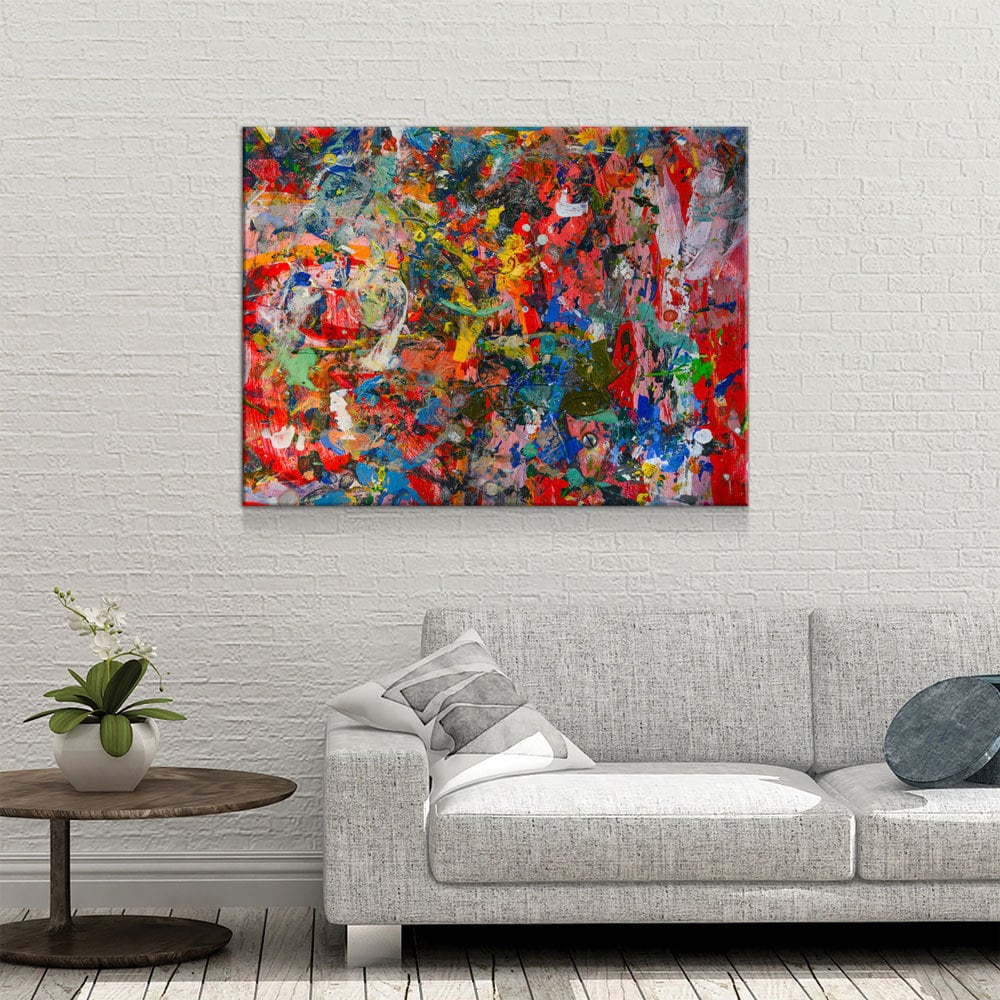 Bold Abstract Paint Strokes Canvas Wall Art, Paint Strokes Print, Abstract Paint Decor, Brush Stroke Art Print