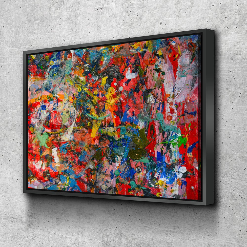 Bold Abstract Paint Strokes Canvas Wall Art, Paint Strokes Print, Abstract Paint Decor, Brush Stroke Art Print