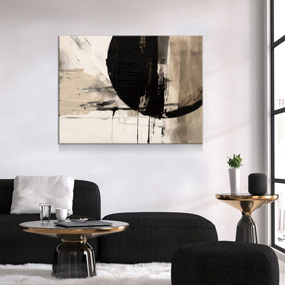 Japandi Style Canvas Wall Art, Monochromatic Japandi Art, Japanese Wall Art, Japandi Decor, Japandi Zen Wall Art, Minimalist Art, Earthy Art